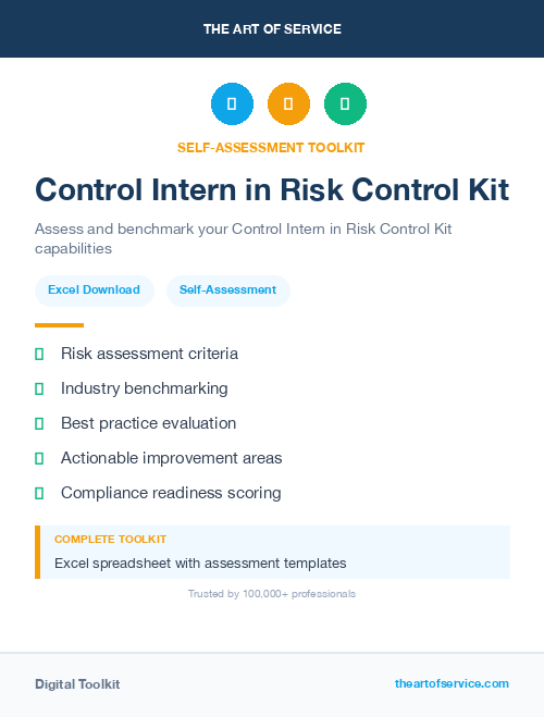 Control Intern in Risk Control Kit