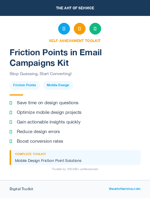 Friction Points in Email Campaigns Kit