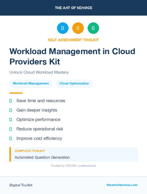 Workload Management in Cloud Providers Kit