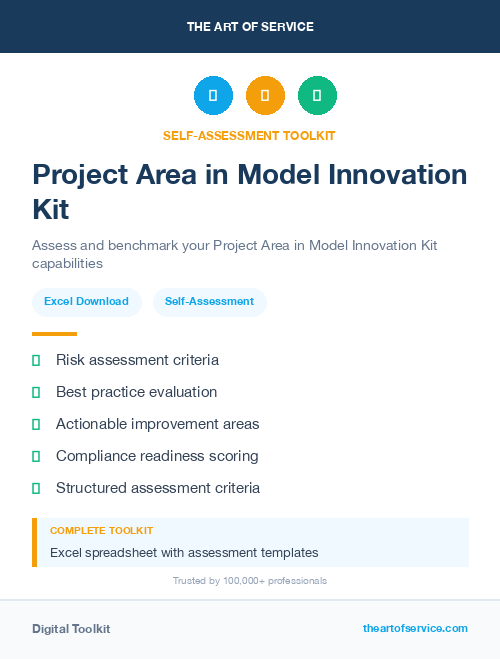 Project Area in Model Innovation Kit