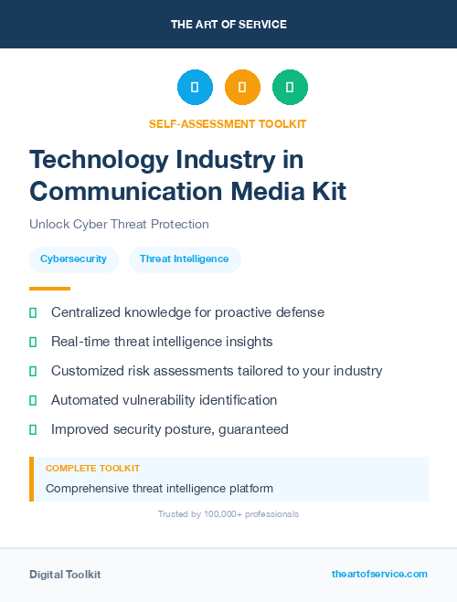Technology Industry in Communication Media Kit