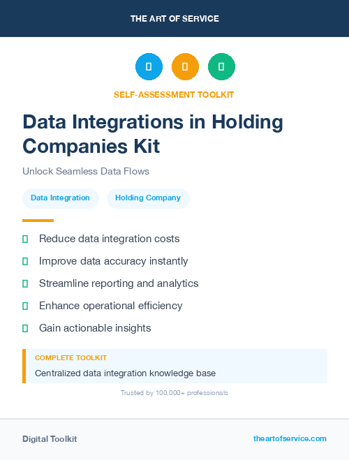 Data Integrations in Holding Companies Kit