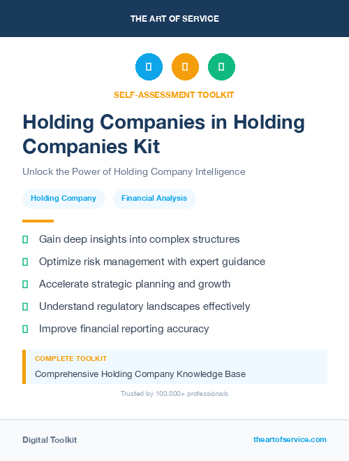 Holding Companies in Holding Companies Kit
