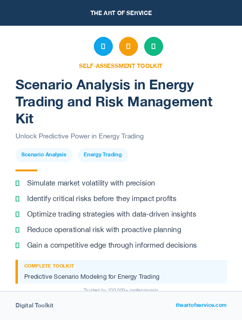 Scenario Analysis in Energy Trading and Risk Management Kit