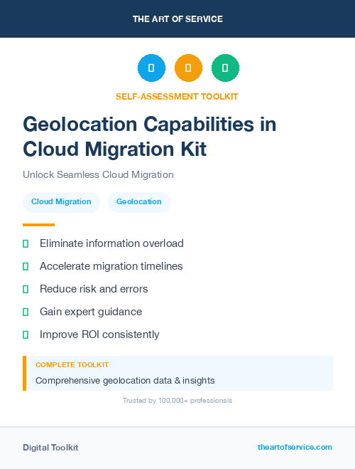 Geolocation Capabilities in Cloud Migration Kit