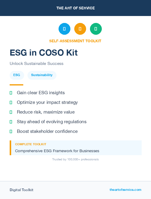 ESG in COSO Kit