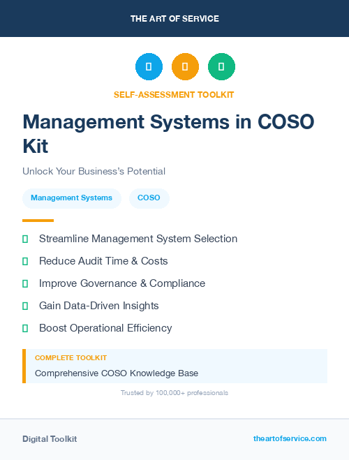 Management Systems in COSO Kit