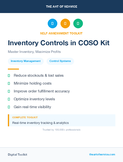 Inventory Controls in COSO Kit