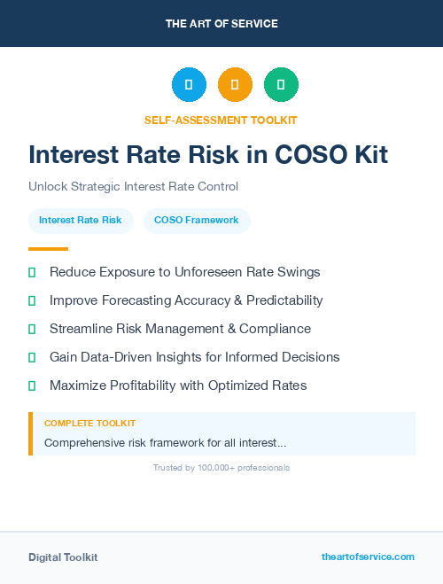 Interest Rate Risk in COSO Kit