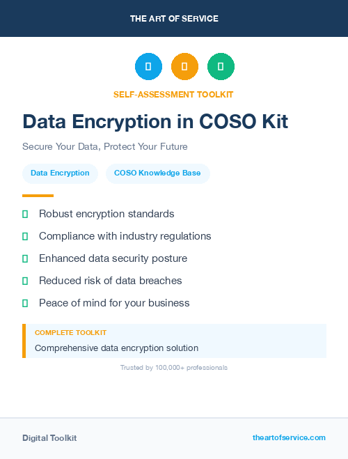 Data Encryption in COSO Kit