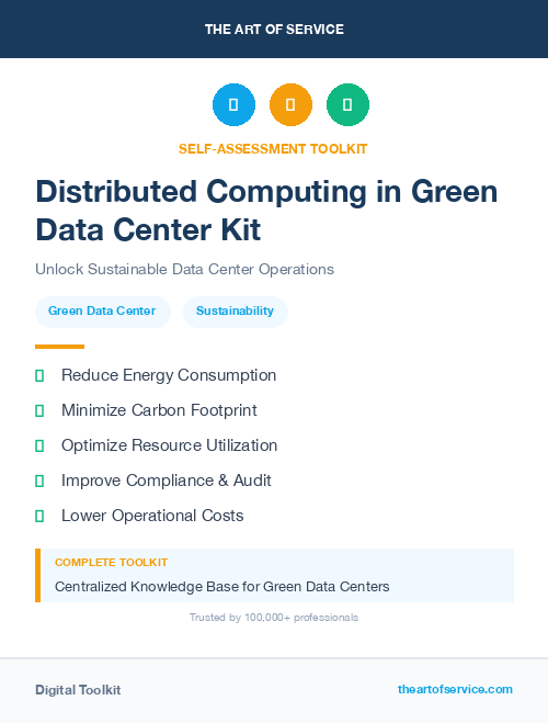 Distributed Computing in Green Data Center Kit