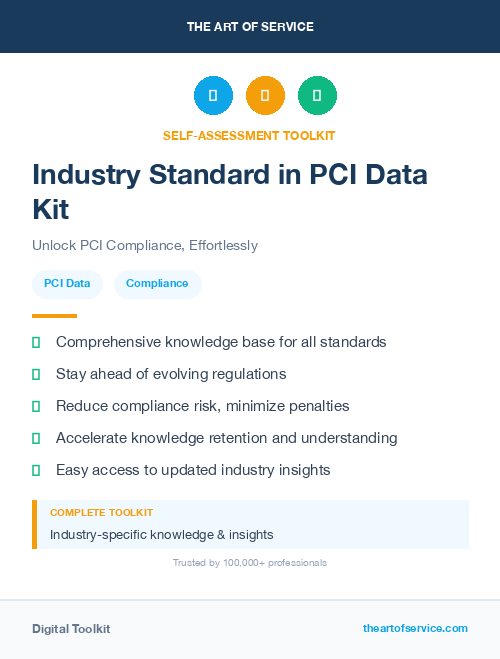 Industry Standard in PCI Data Kit
