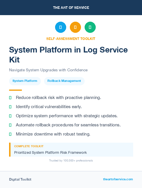 System Platform in Log Service Kit