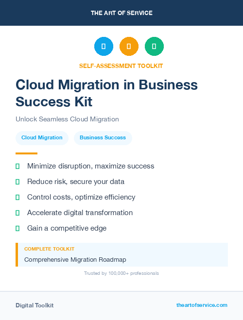 Cloud Migration in Business Success Kit