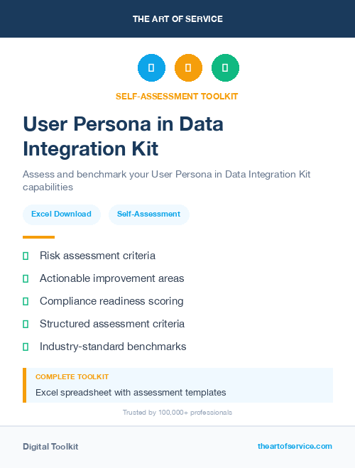 User Persona in Data Integration Kit