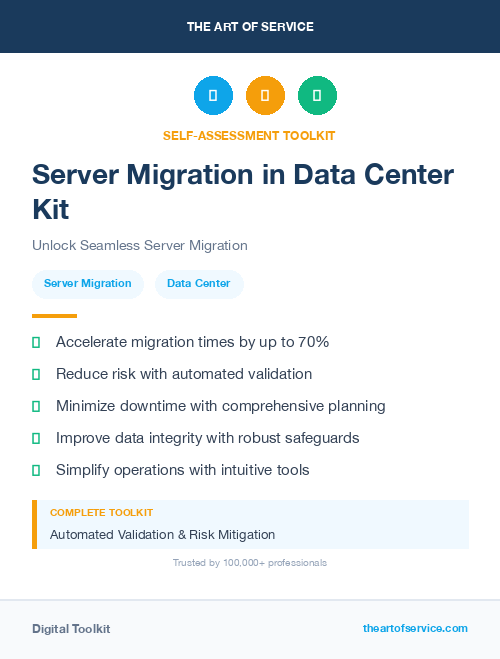 Server Migration in Data Center Kit