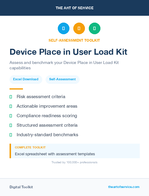 Device Place in User Load Kit