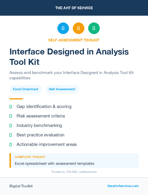 Interface Designed in Analysis Tool Kit
