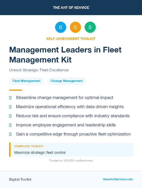 Management Leaders in Fleet Management Kit