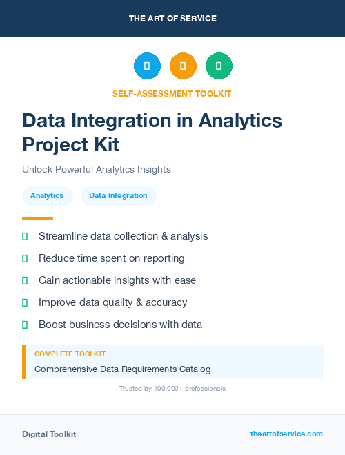Data Integration in Analytics Project Kit