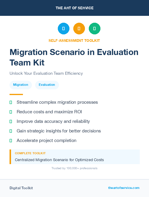 Migration Scenario in Evaluation Team Kit