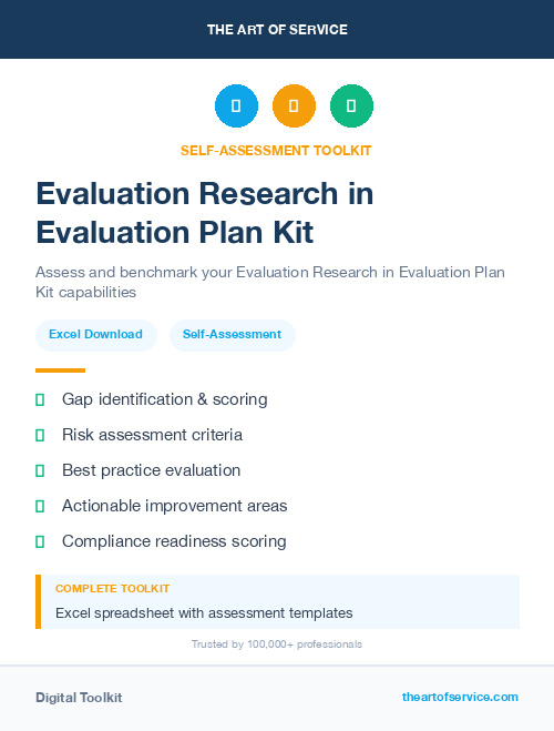 Evaluation Research in Evaluation Plan Kit