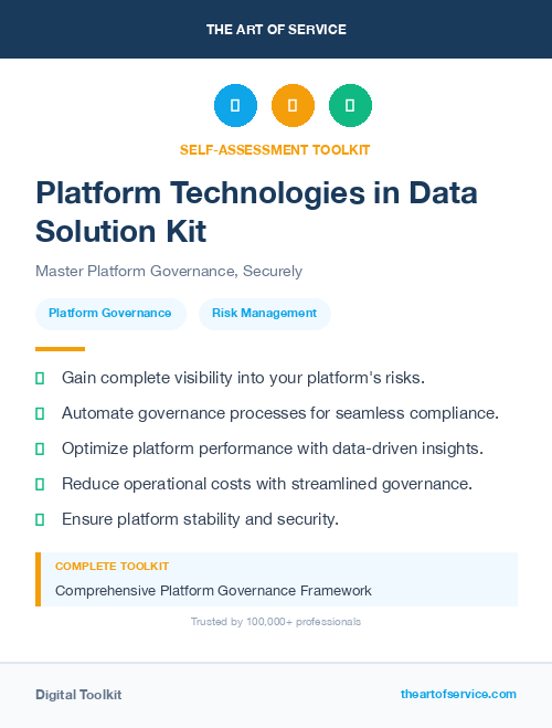 Platform Technologies in Data Solution Kit
