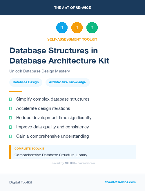 Database Structures in Database Architecture Kit