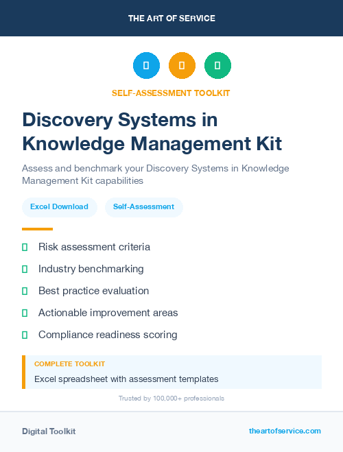 Discovery Systems in Knowledge Management Kit
