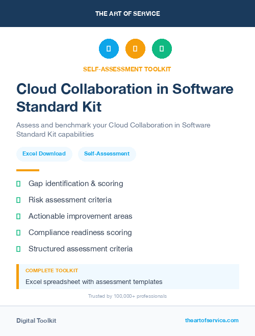 Cloud Collaboration in Software Standard Kit