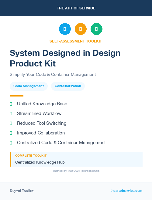 System Designed in Design Product Kit
