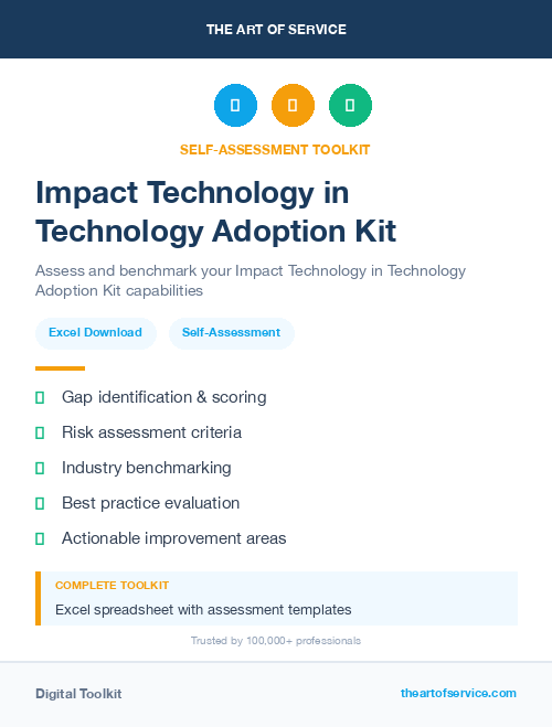 Impact Technology in Technology Adoption Kit