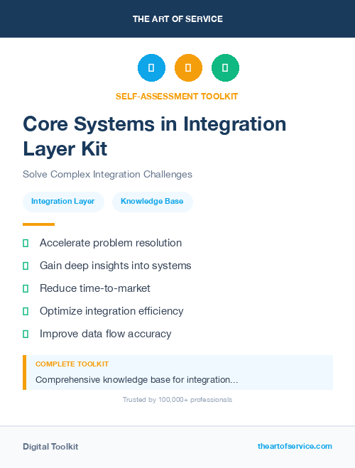 Core Systems in Integration Layer Kit