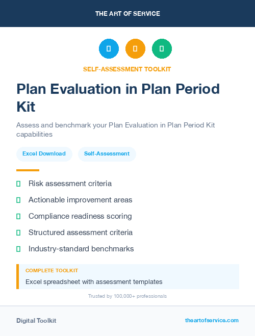 Plan Evaluation in Plan Period Kit
