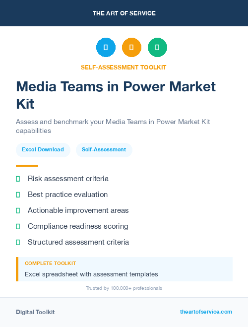 Media Teams in Power Market Kit