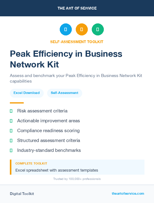 Peak Efficiency in Business Network Kit