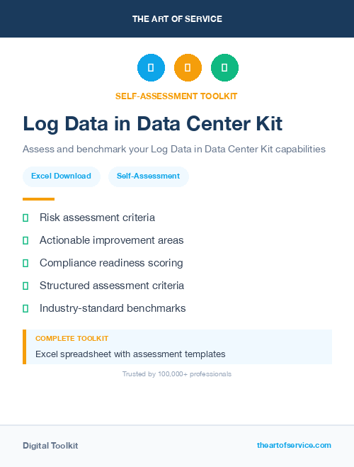 Log Data in Data Center Kit
