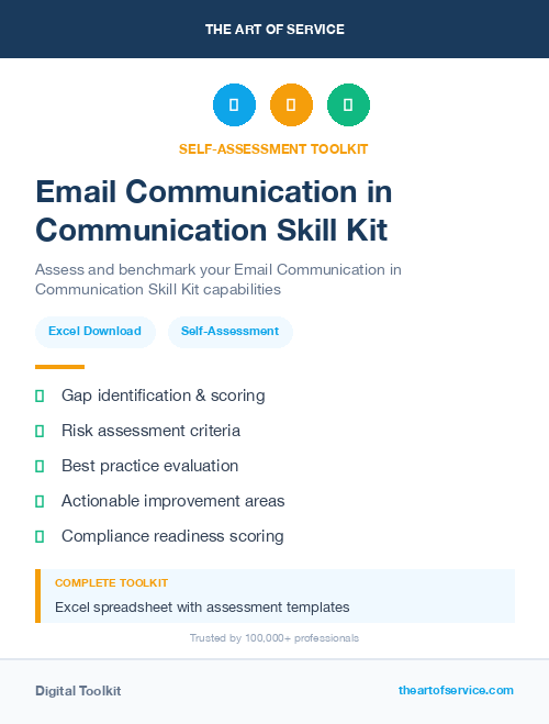 Email Communication in Communication Skill Kit