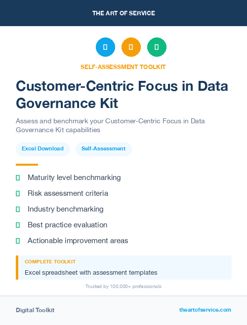 Customer-Centric Focus in Data Governance Kit