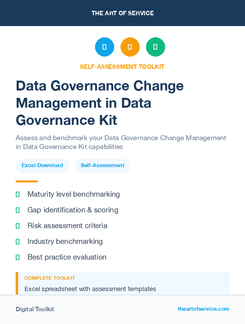 Data Governance Change Management in Data Governance Kit