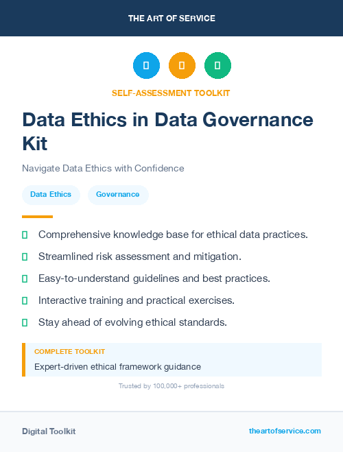 Data Ethics in Data Governance Kit