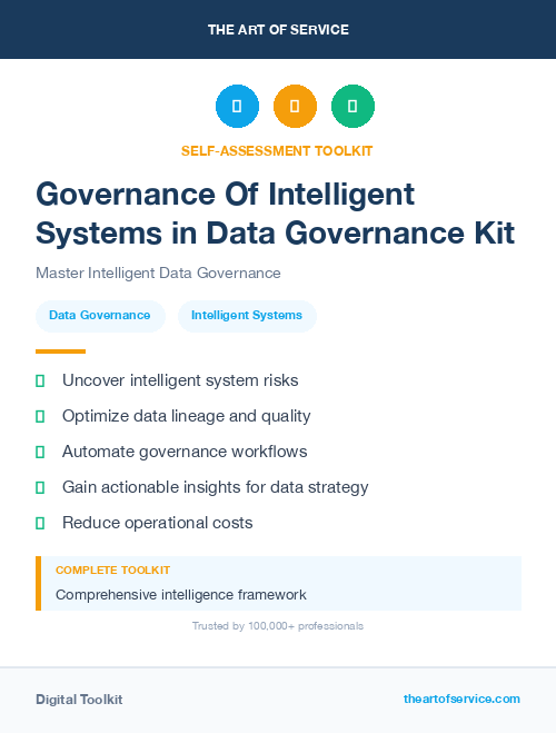 Governance Of Intelligent Systems in Data Governance Kit