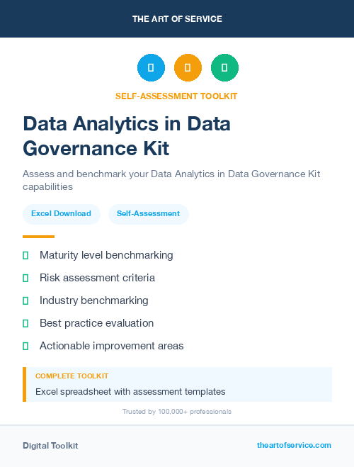 Data Analytics in Data Governance Kit