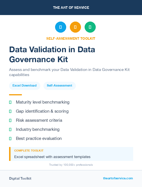 Data Validation in Data Governance Kit