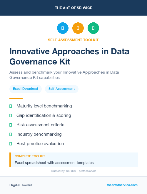 Innovative Approaches in Data Governance Kit