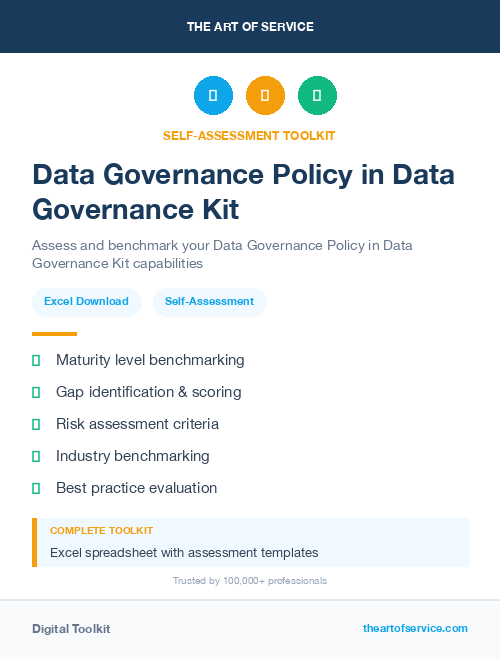 Data Governance Policy in Data Governance Kit