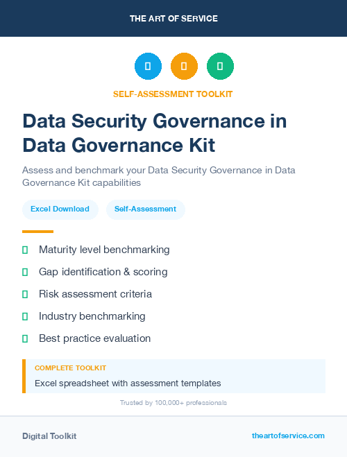 Data Security Governance in Data Governance Kit
