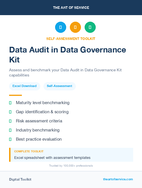 Data Audit in Data Governance Kit