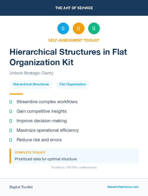 Hierarchical Structures in Flat Organization Kit