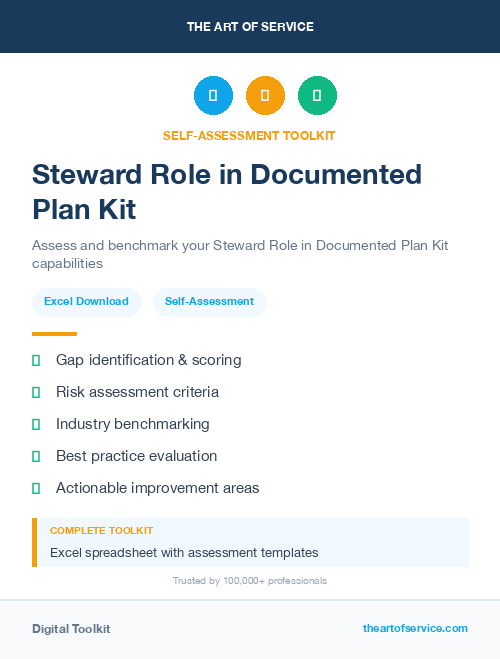 Steward Role in Documented Plan Kit